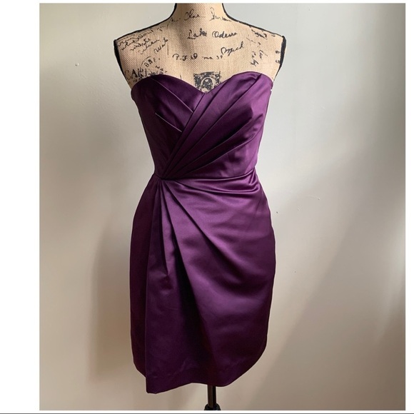 David’s Bridal strapless dress size 2 style F15103 - Picture 1 of 12